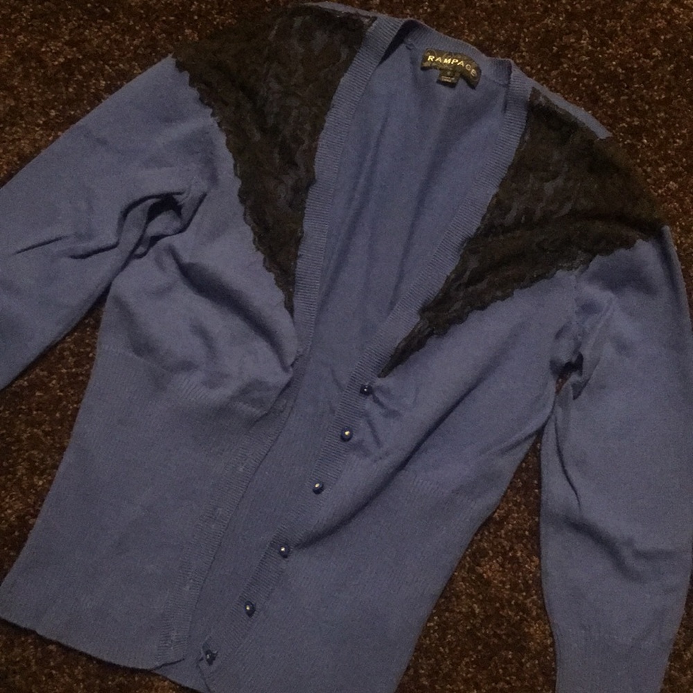 Rampage royal blue cardigan - S - EUC